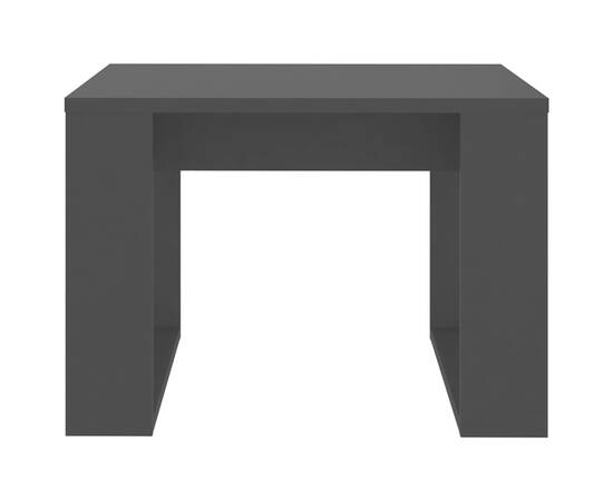 Masă laterală, negru, 50x50x35 cm, pal, 5 image