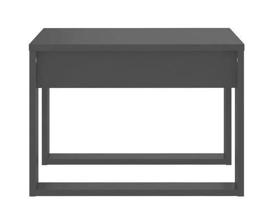 Masă laterală, negru, 50x50x35 cm, pal, 6 image