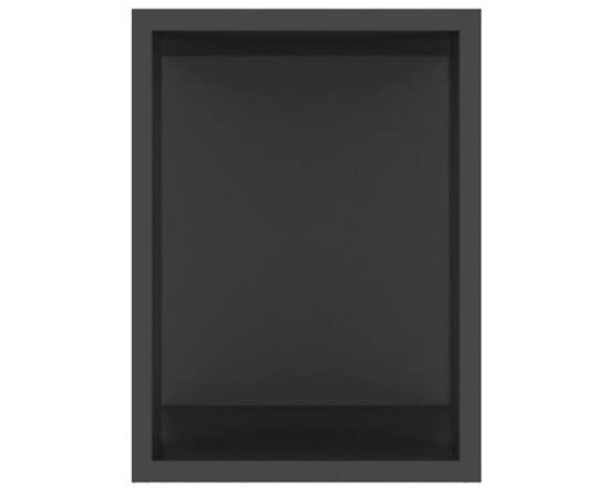 Comodă tv, negru, 80x24x32 cm, pal, 6 image