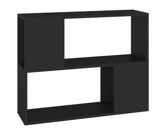 Comodă tv, negru, 80x24x63 cm, pal, 2 image
