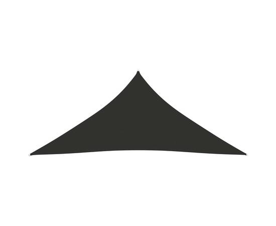 Parasolar, antracit 4,5x4,5x4,5 m țesătură oxford, triunghiular, 3 image