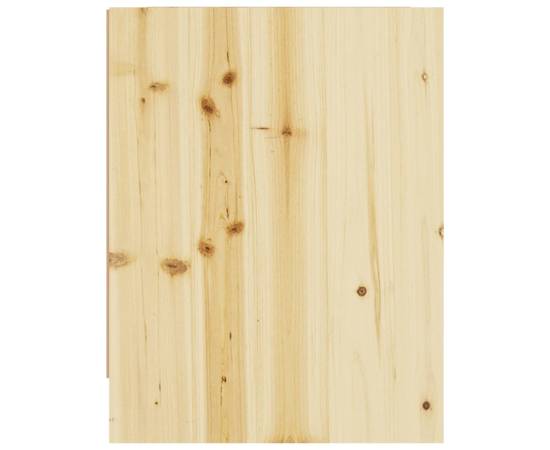 Noptiere, 2 buc., 40x30,5x40 cm, lemn masiv de brad, 7 image