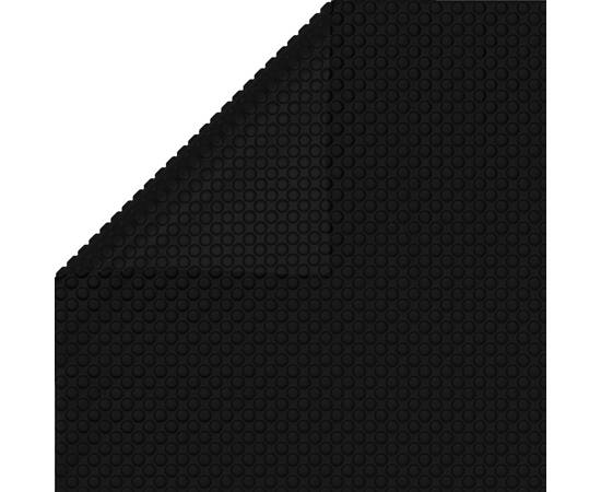 Folie solară pătrată pentru încălzirea apei din piscină 10 x 5m, negru, 3 image