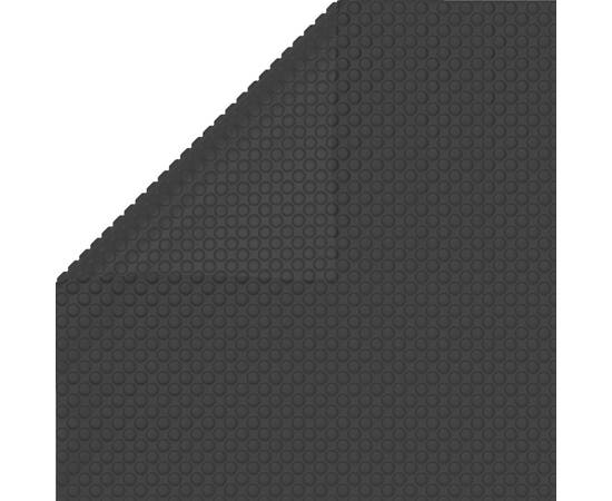 Folie solară pătrată pentru încălzirea apei din piscină 6 x 4 m, negru, 3 image