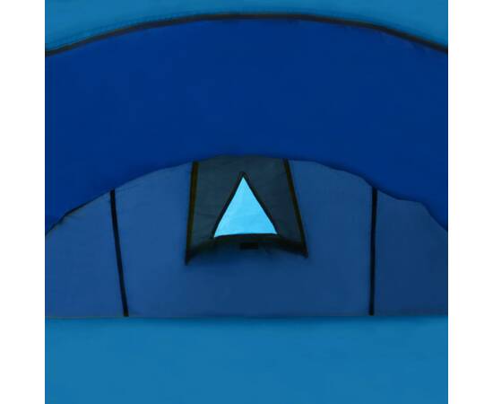 Cort camping 4 persoane, bleumarin/albastru deschis, 2 image