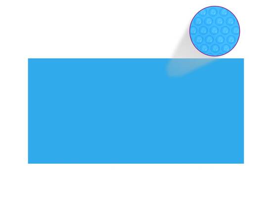 Folie dreptunghiulară pentru piscină din pe, 450 x 220, albastru