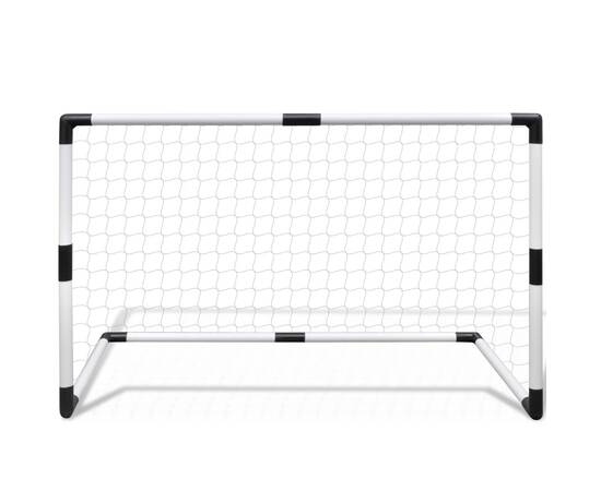 Poartă mini-fotbal pentru copii set 2 buc. 91,5 x 48 x 61 cm, 3 image