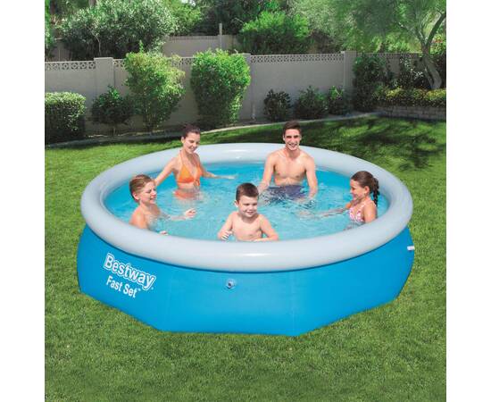 Bestway piscină gonflabilă fast set, 305 x 76 cm, rotundă, 57266