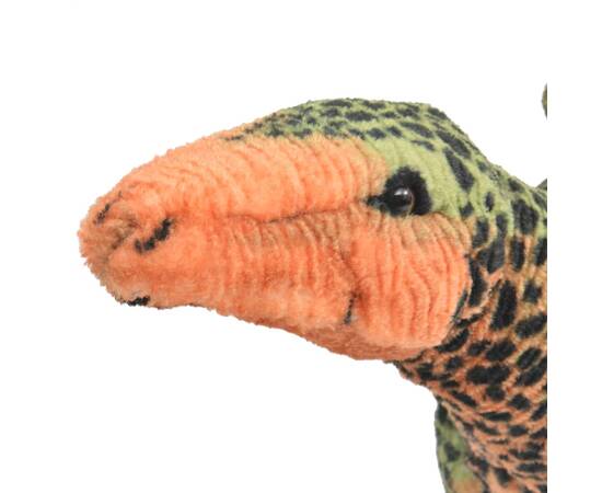 Jucărie de pluș dinozaur stegosaurus, verde și portocaliu xxl, 3 image
