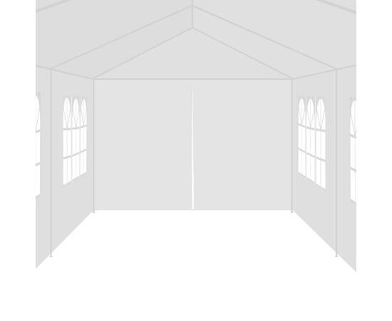 Pavilion de grădină 3 x 12 m, alb, 4 image