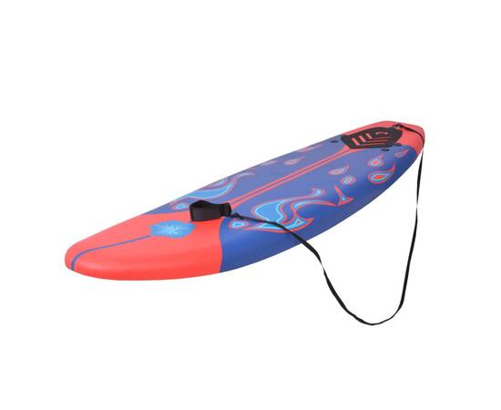 Placă de surf, albastru și roșu, 170 cm, 2 image