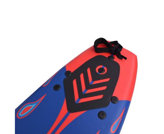 Placă de surf, albastru și roșu, 170 cm, 5 image
