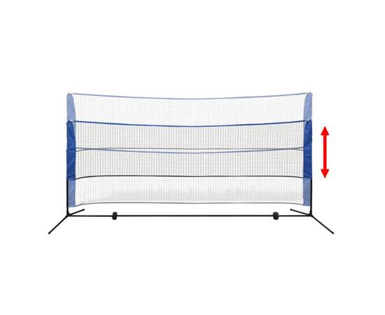 Set fileu de badminton, cu fluturași, 300x155 cm, 4 image