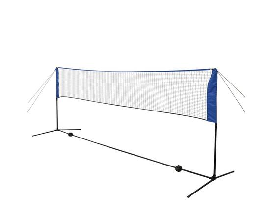 Set fileu de badminton, cu fluturași, 300x155 cm, 2 image
