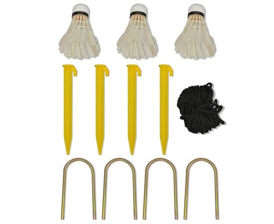 Set fileu de badminton, cu fluturași, 300x155 cm, 10 image