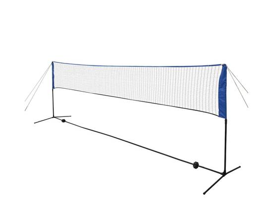 Set fileu de badminton, cu fluturași, 500x155 cm, 2 image