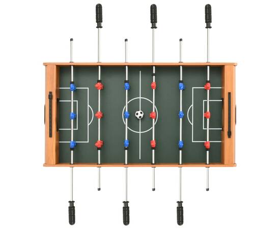 Mini masă de fotbal, 69 x 37 x 62 cm, arțar, 6 image