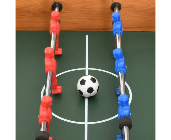 Mini masă de fotbal, 69 x 37 x 62 cm, arțar, 2 image