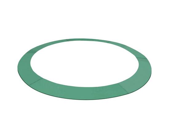 Bandă de siguranță trambulină rotundă de 3,66 m, verde, pe