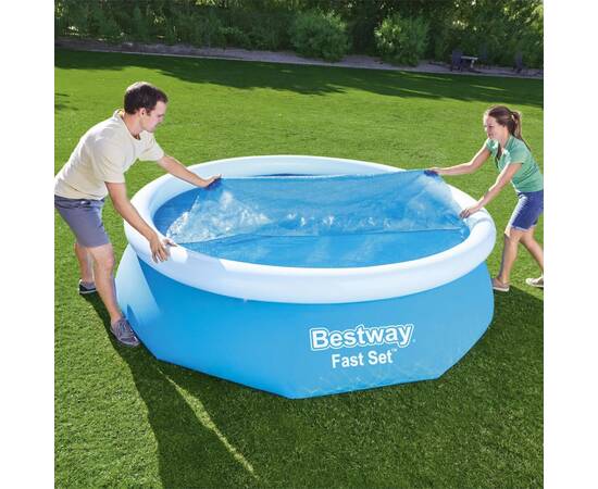 Bestway prelată solară de piscină flowclear, 305 cm