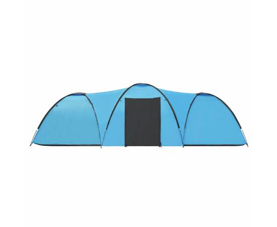 Cort camping tip iglu, 8 persoane, albastru, 650x240x190 cm, 6 image