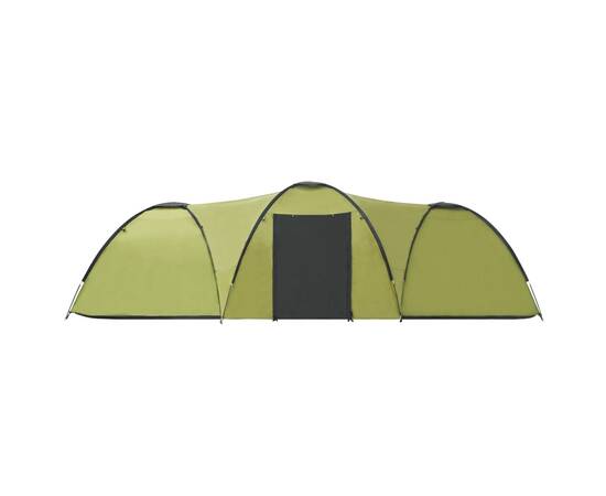 Cort camping tip iglu, 8 persoane, verde, 650 x 240 x 190 cm, 6 image