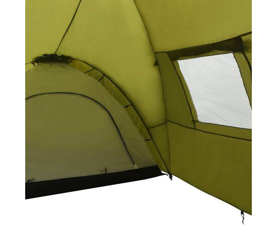 Cort camping tip iglu, 8 persoane, verde, 650 x 240 x 190 cm, 8 image