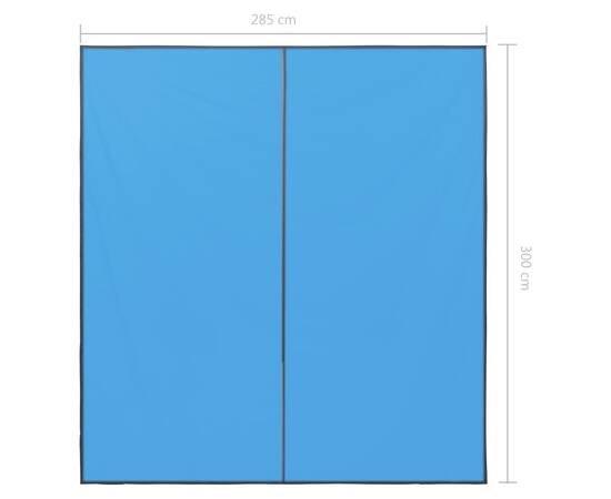 Prelată de exterior, albastru, 3 x 2,85 m, 7 image