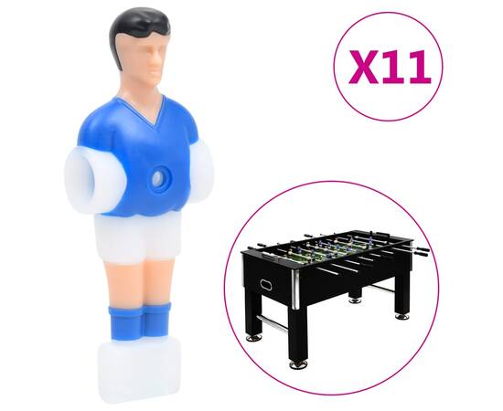 Jucători de masă de fotbal pentru tijă de 12,7 mm, 22 buc., 4 image