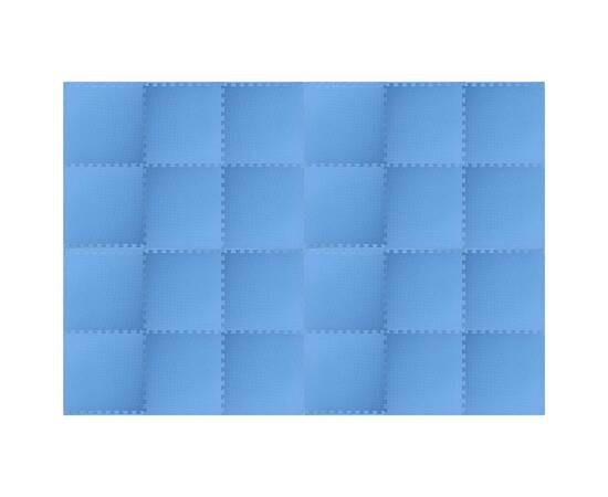 Saltele de exerciții, 24 buc., albastru, 8,64 ㎡, spumă eva, 2 image