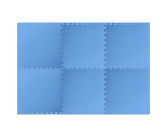 Saltele de exerciții, 6 buc., albastru, 2,16 ㎡, spumă eva, 2 image