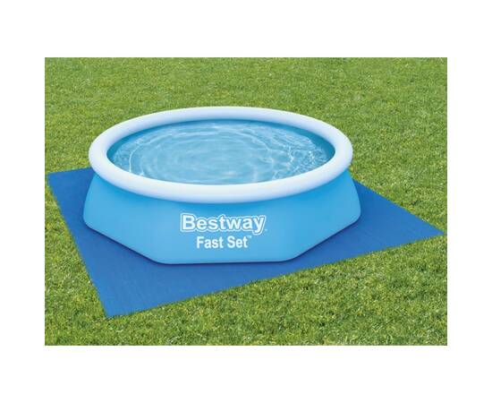 Bestway pânză de sol pentru piscină flowclear, 274x274 cm