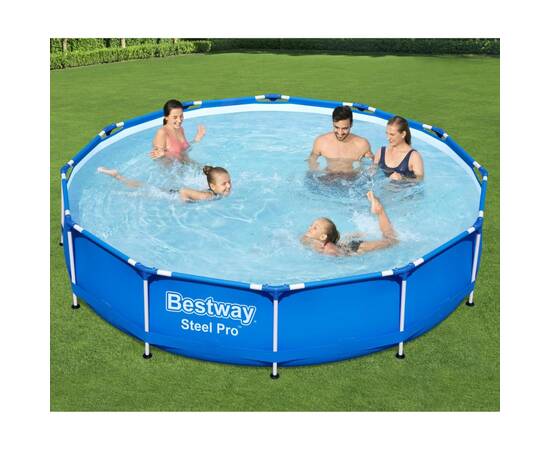 Bestway piscină cu cadru steel pro, 366 x 76 cm
