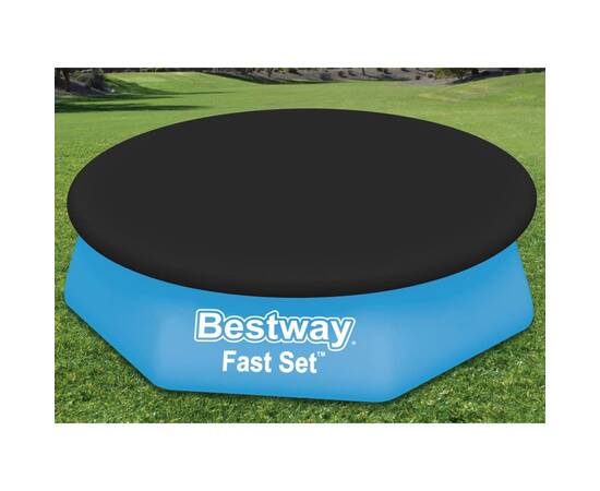 Bestway prelată de piscină fast set flowclear, 240 cm, 2 image