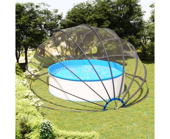 Cupolă pentru piscină, 550x275 cm