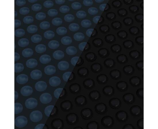 Folie solară plutitoare piscină, negru/albastru, 1000x500 cm pe, 2 image