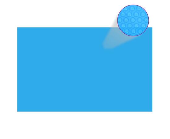 Prelată de piscină, albastru, dreptunghiular, 800 x 500 cm, pe