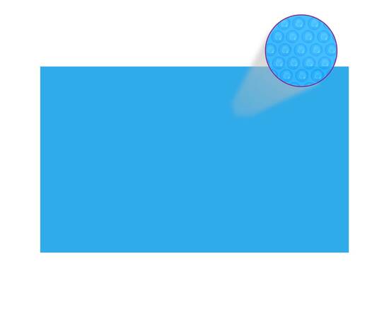 Prelată piscină, albastru, 1000 x 600 cm, pe, dreptunghiular