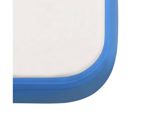 Punte plutitoare gonflabilă, albastru și alb, 200x150x15 cm, 10 image