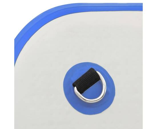 Punte plutitoare gonflabilă, albastru și alb, 300x150x15 cm, 7 image