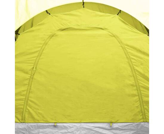 Cort camping, 6 persoane, albastru și galben, 3 image