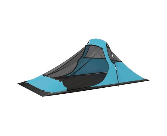 Cort de camping, albastru, 317x240x100 cm, 5 image