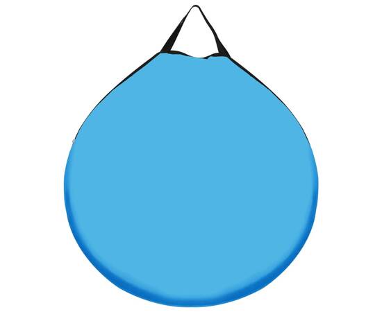 Cort de duș pop-up, albastru, 8 image