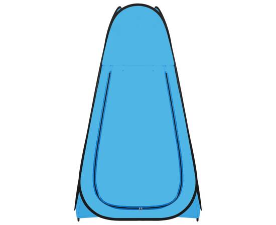 Cort de duș pop-up, albastru, 4 image