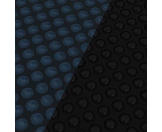 Folie solară piscină, plutitoare, negru/albastru 300x200 cm pe, 2 image