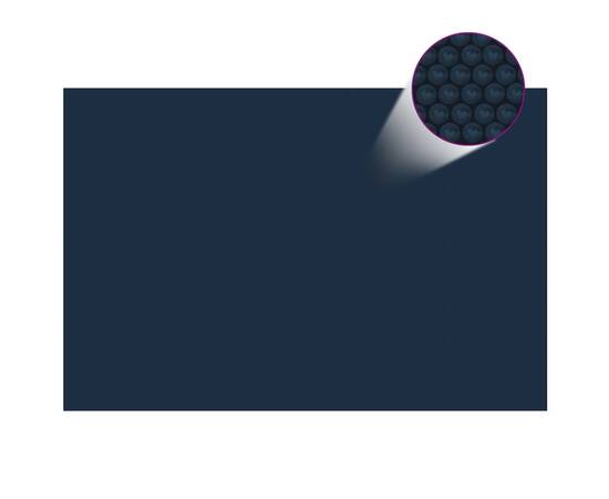 Folie solară plutitoare piscină, negru/albastru, 600x400, pe, 3 image