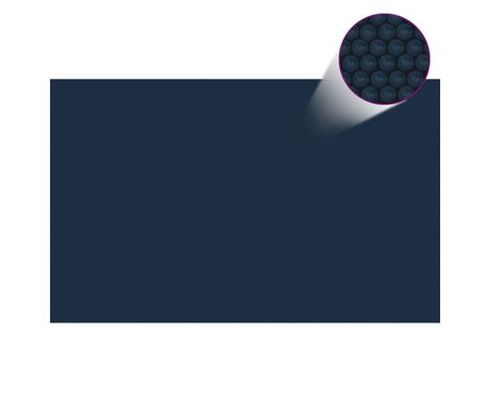 Folie solară plutitoare piscină, negru/albastru, 800x500, pe, 3 image