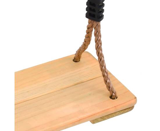 Leagăn de scândură, 200 cm, lemn masiv de pin, 4 image
