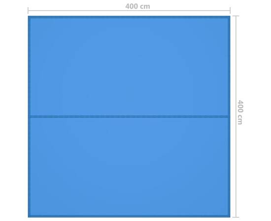 Prelată de exterior, albastru, 4x4 m, 7 image