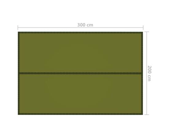 Prelată de exterior, verde, 3x2 m, 7 image